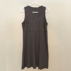 Black and white stripe sundress